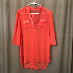 Vanity Sheer Mid-Sleeve Top